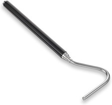 Stainless Steel Extensible Snake Hook 26 Inches, Retractable Reptile Hook Foldab