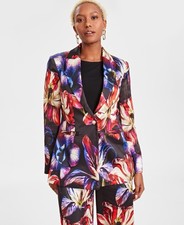 110 Women's INC International Concepts Multi-Color Blazer S