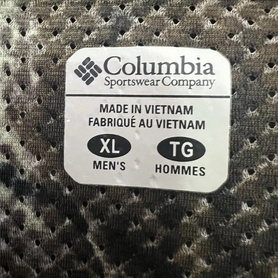 Columbia Timber Camo Shirt Protector Mesh BDU Shirt MENS XL Tall 32” Length - Image 4 of 4