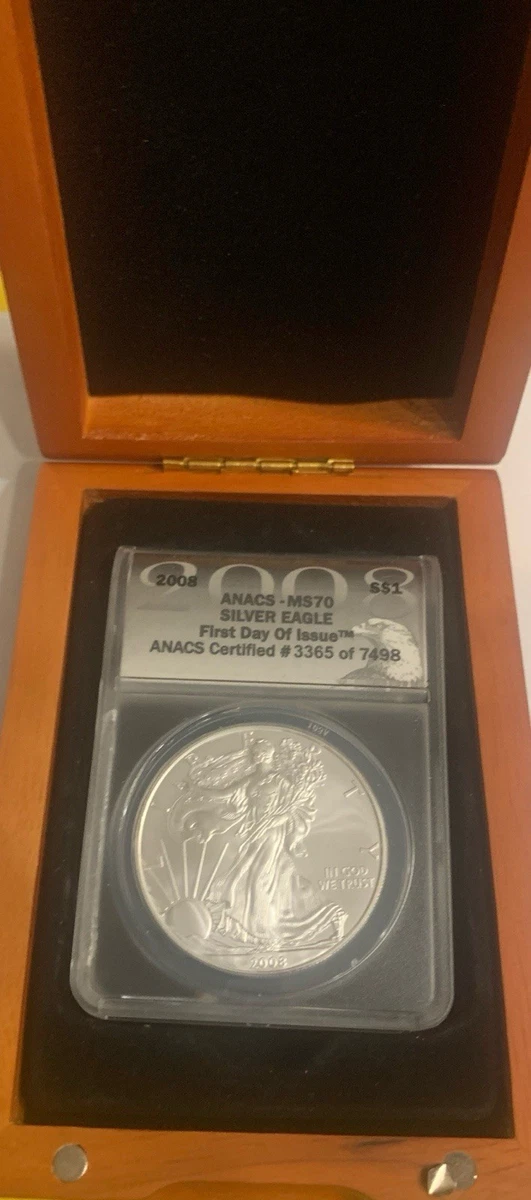 American Eagle ANACS 2008 Silver Bullion Coins for sale | eBay