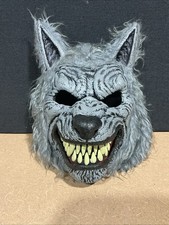 Werewolf Halloween Adjustable Mask Very Good Condition
