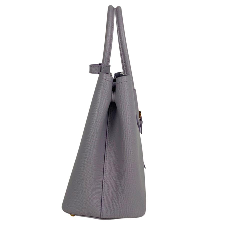 Prada 2-Way Shoulder Handbag 1BG775 Medium Leather Light Purple #BS874 thumbnail 4