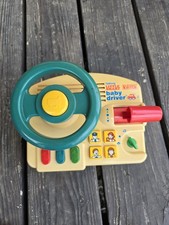 Vintage 1990s VTech Little Smart Talking Baby Driver Electronic