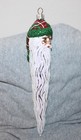 Patricia Breen Ornament SANTA ICICLE  Red Green Theme NORDSTROM Christmas Plaid — photo 3