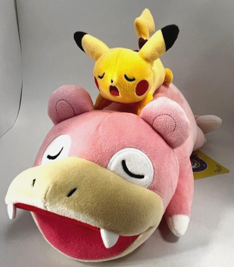 Pokemon Slowpoke & Pikachu Plush Kagawa Limited Stuffed Toy 2025 Doll Japan New