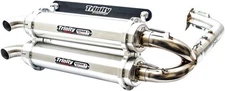 TRINITY RACING TR-4153D Stage 5 Dual Exhaust - 2016-2021 Polaris RZR XP Turbo