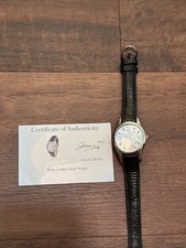 GemsTV Ruby Leather Band Watch With Authenticity Card *battery dead*