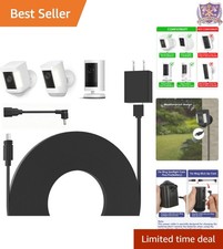 Power Adapter Waterproof 25ft Cable for Ring Spotlight Cam Plus Pro Outdoor