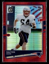 2020 Donruss Optic #147 Dalton Keene Red Mojo Rookie Card New England Patriots