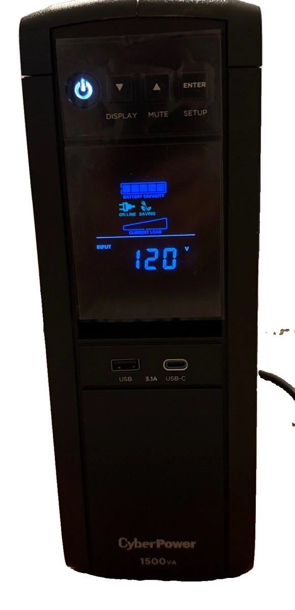 CyberPower CP1500AVRLCDa 1500VA 900W 12 Outlets