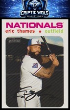 2020 Topps Heritage #577 Eric Thames White Washington Nationals