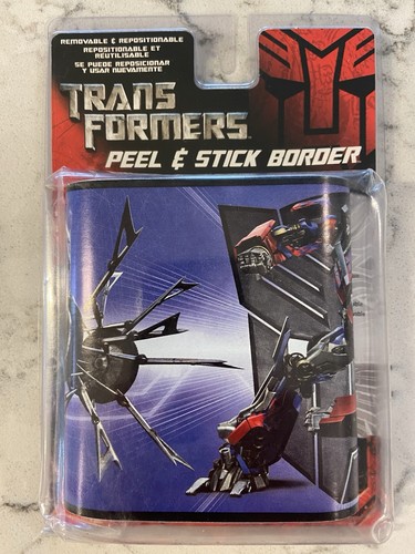 NEW IN PACKAGE 3X TRANSFORMERS Peel & Stick Border Removable Reusable 5"x 15 - Picture 2 of 3