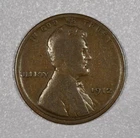 1912-P "Lincoln" Bronze One-Cent Coin, Very Good