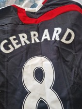 Small Mens Liverpool Shirt, Number 8 Gerrard On The Back