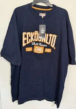 Vintage Ecko Unltd Shirt Mens 2XL Blue Rhino Logo Grunge Skater Deadstock NWT