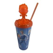 NEW Fantastic Four 32oz The Human Torch / Johnny Storm Cup Regal Exclusive 🔥