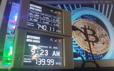 Dual BitsyMiner 2 x 750 KH/s -RGB Fan - Solo Lottery Bitcoin Nerd Miner -Crypto