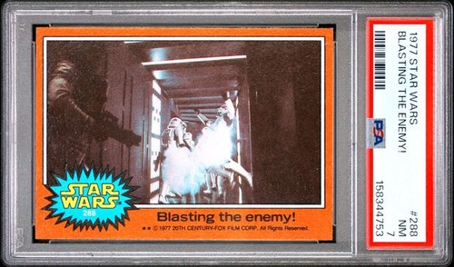 1977 STAR WARS #288 BLASTING THE ENEMY! PSA 7 NM 4753