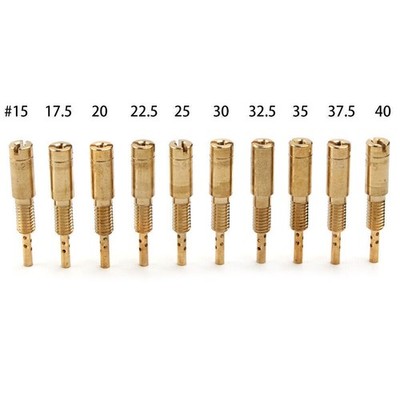 10x Carburetor Pilot Slow Jet #15-25 #30-40 For Mikuni 34 HS40 HSR VM28/486 TM40