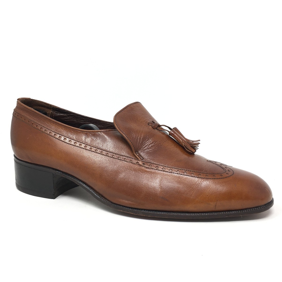 Brown leather Florsheim designer men\'s shoe Florsheim Remi Leather Cap Toe Oxfords, Cognac - Tan | Dress  main image 2
