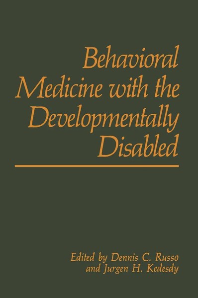 J. H. Kedesdy (U. A.) | Behavioral Medicine With The Developmentally Disabled-image