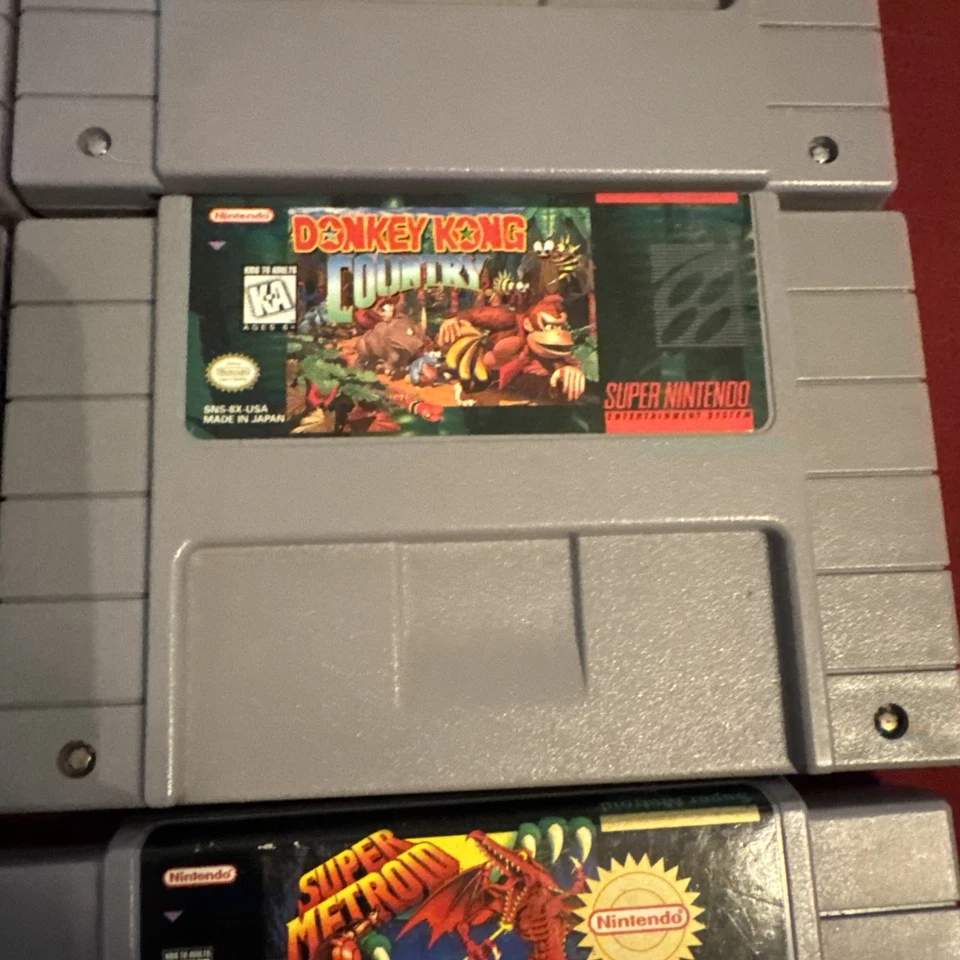 Lot Of 6 SNES Games Super Metroid, Super Mario Allstars, Zelda LTTP And More - Image 4 of 4