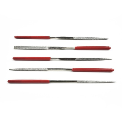 5x Diamond Coated Needle Smooth File Set Metal Working Craft Tool 14*0.3cm - Picture 5 of 13