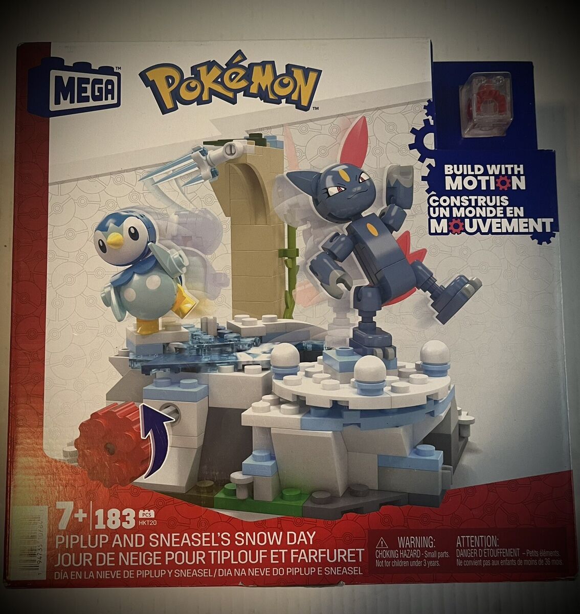 MEGA Pokémon Piplup and Sneasel's Snow Day