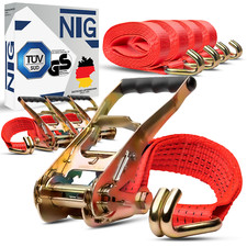 Spanngurt Zurrgurte 10m 5 Stück Set 10 Meter 5t ( 2500 / 5000 daN KG) 50mm TÜV