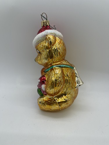 RARE- Christopher Radko Christmas Bear with Toys Holiday Ornament - Picture 2 of 8