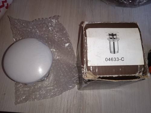 Piletta Click Clack Lavabo con troppo pieno 1 1/4 CROMATO - Foto 3 di 7