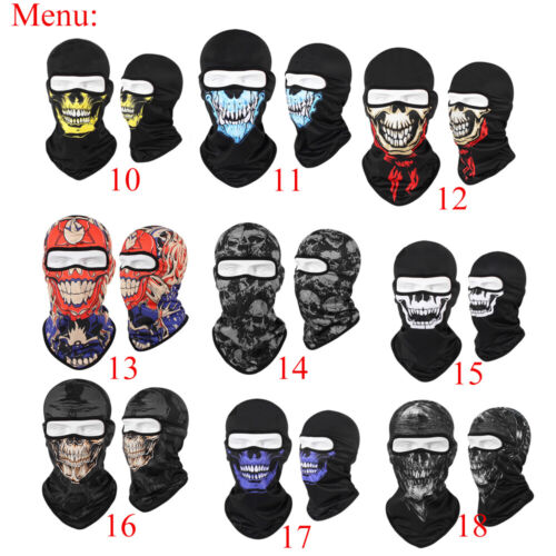 Máscara facial completa con capucha solar máscara táctica de esquí para hombre - Imagen 3 de 64