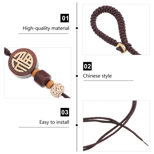 Key Chain Keyring Pendant Chinese Wrist Rope Cellphone Strap Pendant - 第 8/12 張圖片