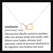 Gift for Soulmate Gift for Girlfriend Gift for Wife Necklace for Girlfriend