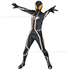 Tron Legacy Jumpsuit Sam Flynn Cosplay Costume Superhero Bodysuit Halloween Prop