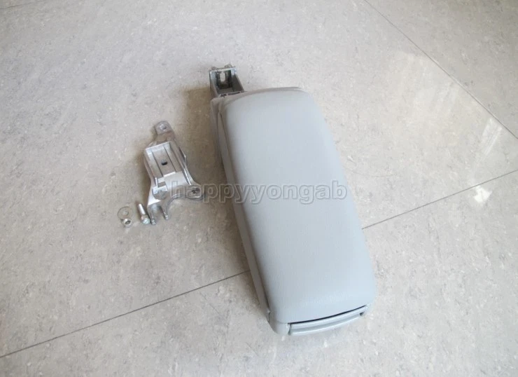 Apoyabrazos consola central para Audi A6 1999-2004 centro cuero gris Foto 3 de 4