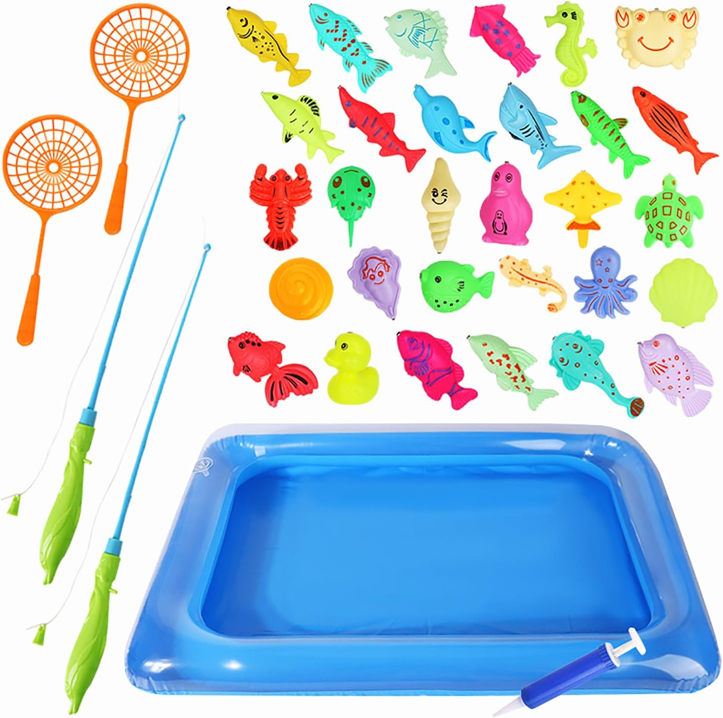 Magnetic Fishing Pool Toy for Toddlers Ages 3-5 - Water Table Game