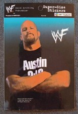   1   9   9   8    WWF Wrestling Stone Cold Steve Austin Sticker AUSTIN 3:16 WWE SCU