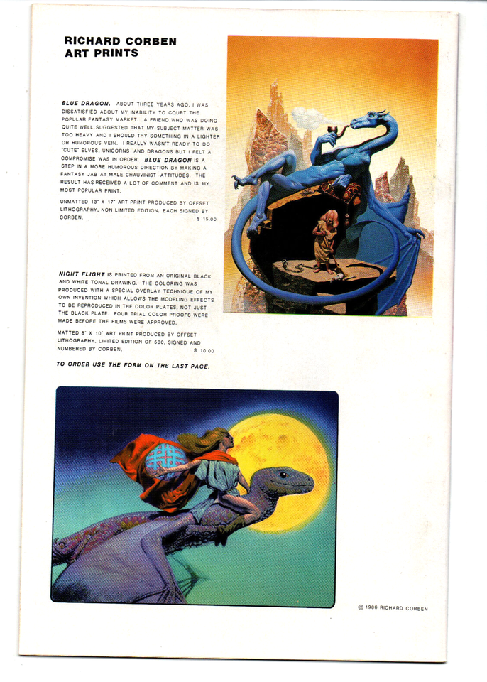 Children of Fire 1 Richard Corben Underground Fantagor 1987