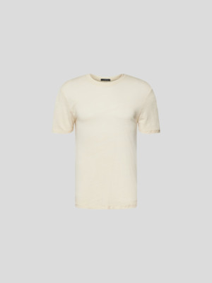 Iro aus Paris w. Boss o. joop T-Shirt aus  Leinen in apricot/natur Gr. M neu