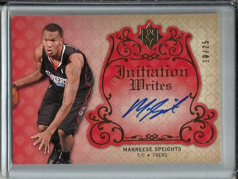 Marreese Speights 08/09 Ultimate Collection Autograph #10/25 - Photo 1/1