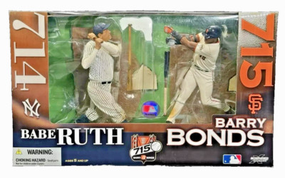 McFarlane toys 2006 Babe Ruth and Barry Bonds 714/715 Action Figure 2 ...