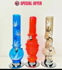 Acrylic Waterpipe 33cm plastic Bubble water pipe 13" BONG SHISHA PIPE HOOKAH X 1