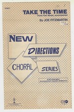 Columbia Pictures SV8627 Choral Music: Take The Time -Three Part Mixed-Qty. 14