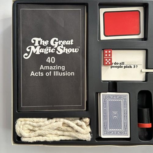 Vintage The Great Magic Show Paragon-Reiss 1982, 75 Tricks AS IS - Picture 9 of 16