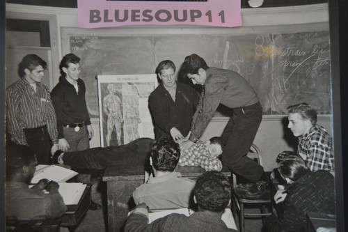 Vintage 1956 FIRST AID CLASS BROOKLYN NY Westinghouse High School PHOTOGRAPH - Picture 2 of 6