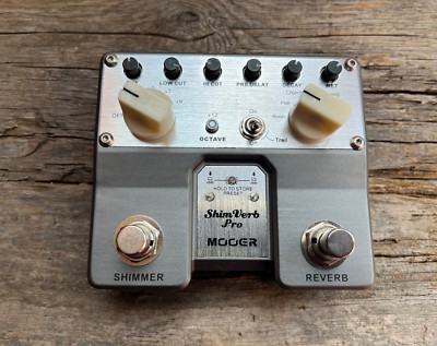 Mooer Audio Shimverb Hall/Schimmer Gitarren-Effekt-Pedal 1. Gen. Twin-Serie