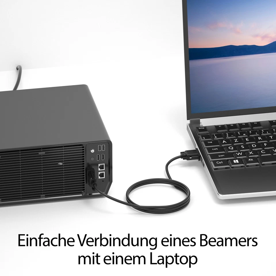 2m VGA Kabel | für PC TFT LCD CRT HD Monitor TV Beamer Bildschirm | 2 Meter - Bild 4 von 4