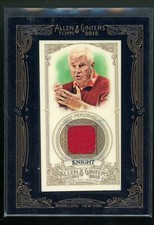 BOBBY KNIGHT 2012 Topps Allen Ginter Game Worn Used SWEATER Relic Indiana AGR-BK