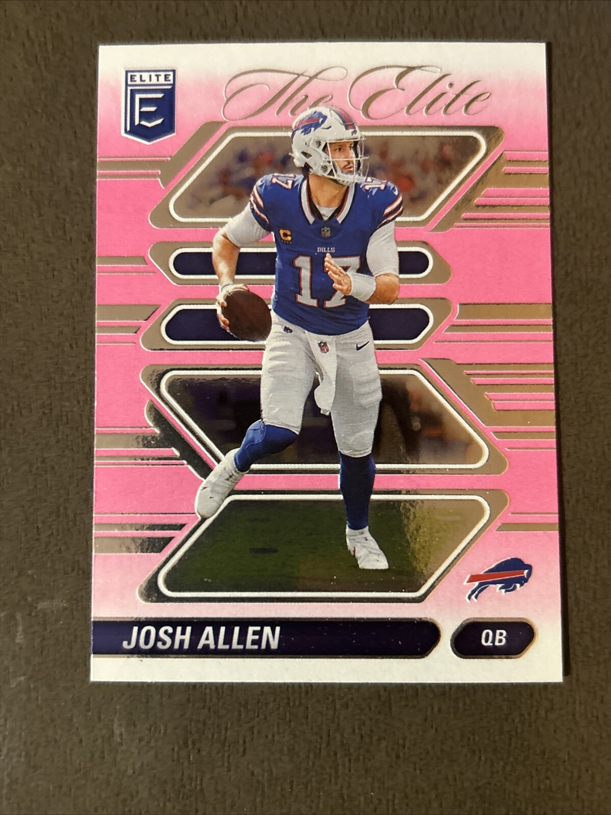 Josh Allen 2024 Panini Donruss Elite Football The Elite Pink Parallel Ray Davis